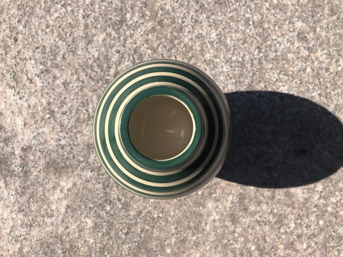 Tall Circlular Handmade Ceramic Bud Vase - MADE TO ORDER picture