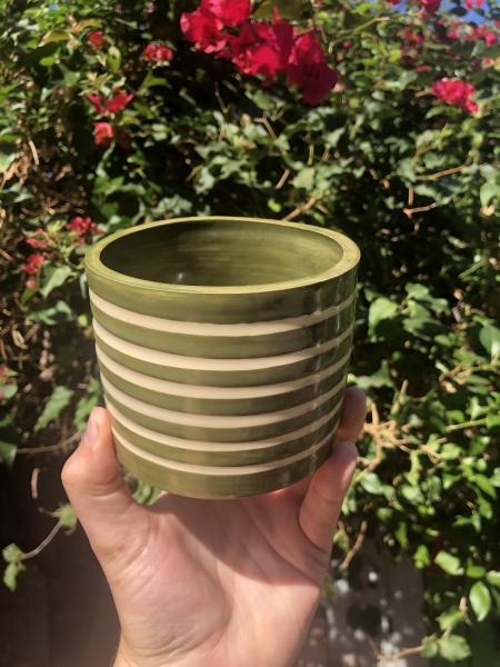 Striped Planter - MADE TO ORDER picture