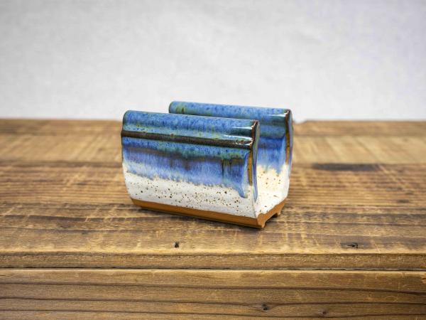 Pottery Sponge Holder, Ocean Blue picture