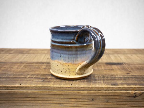 Wheel Thrown Pottery Mug, Denim Blue picture