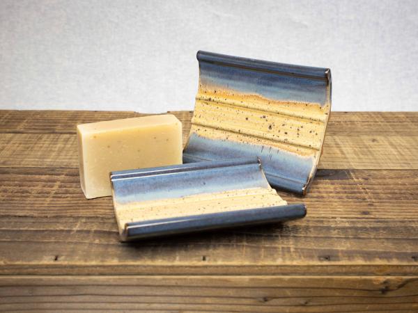 Pottery Soap Dish, Denim Blue picture