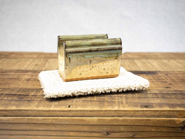 Pottery Sponge Holder, Sage Grey picture