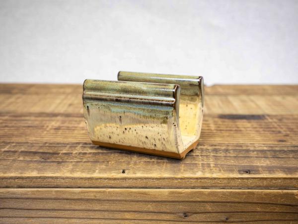 Pottery Sponge Holder, Sage Grey picture