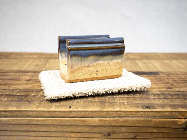 Pottery Sponge Holder, Denim Blue picture