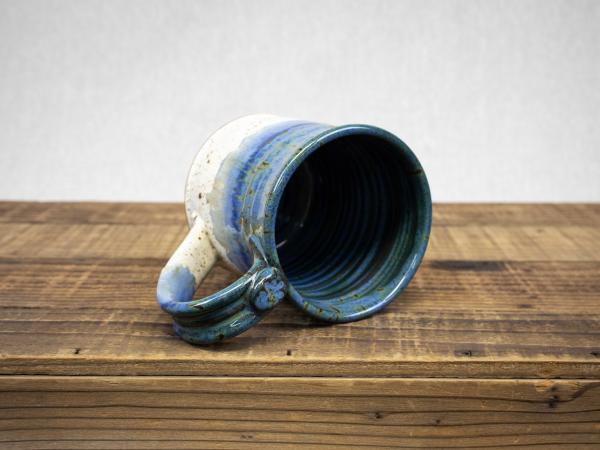 Wheel Thrown Pottery Mug, Ocean Blue picture