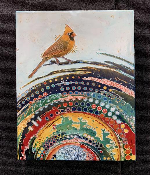 Yellow Cardinal (12x16) picture