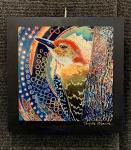 Woodpecker on Metal (8x8)