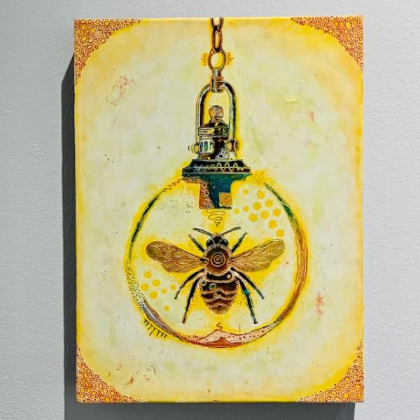 Bee Bulb (12x16) picture