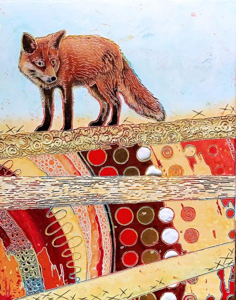 Fox (Small Reproduction on Paper)