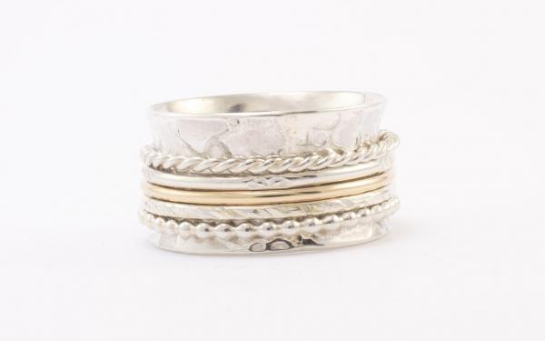 Spinner Ring, Mixed metal