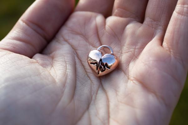 Heart Beat Necklace, Silver picture