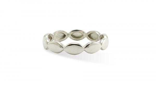 Stackable Florae Band, Silver