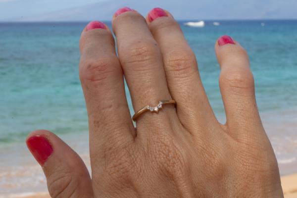 Soul Connection Rings, Gold & Moonstone & Diamonds picture