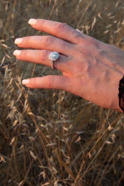 Winter Solstice Ring, White Gold picture