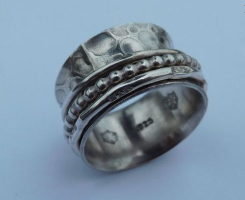 Spinner ring, Silver