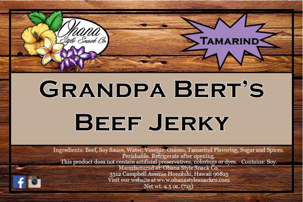 Grandpa Bert's Tamarind Beef Jerky picture