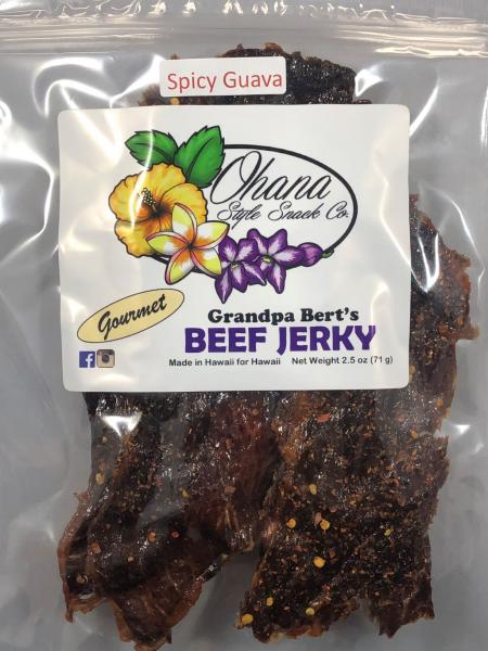 Grandpa Bert's Spicy Guava Beef Jerky