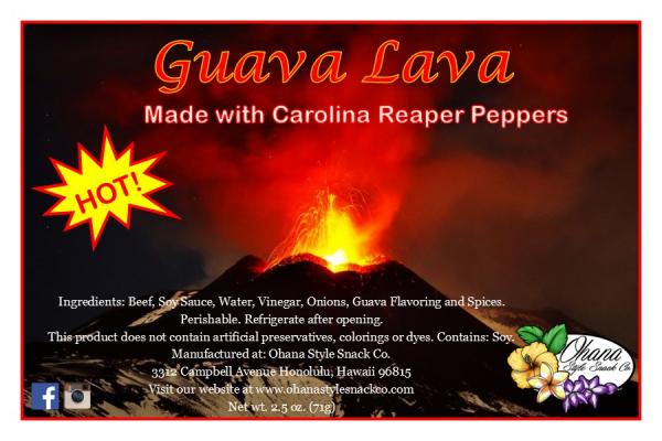 Guava Lava Beef Jerky picture