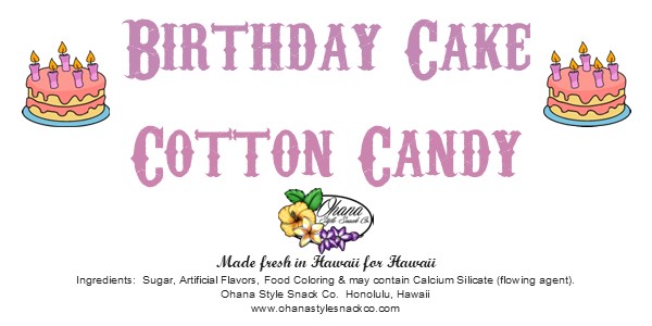 Birthday Cake Cotton Candy picture