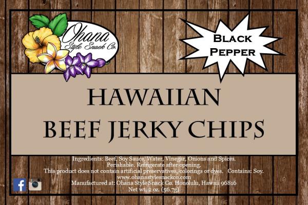 Hawaiian Jerky Chips Black Pepper picture