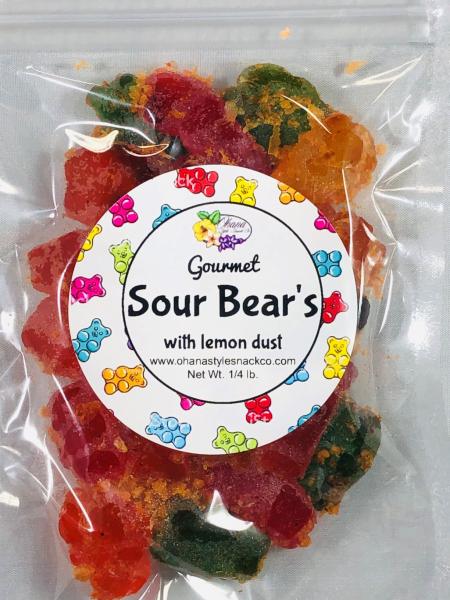 Sour Bears with Lemon Dust