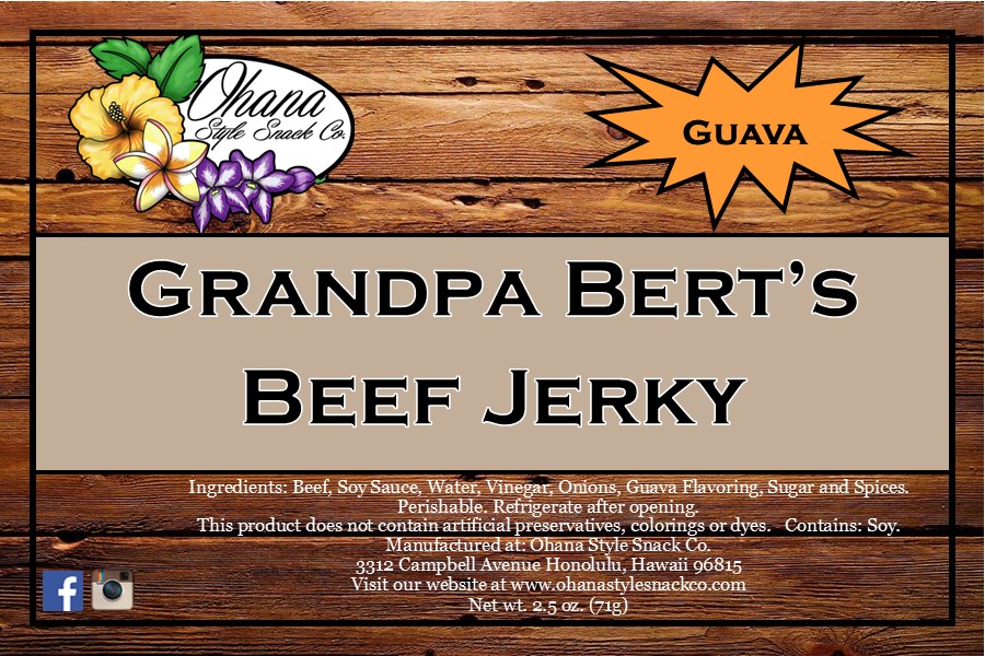 Grandpa Bert's Guava Beef Jerky picture
