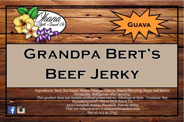 Grandpa Bert's Guava Beef Jerky picture