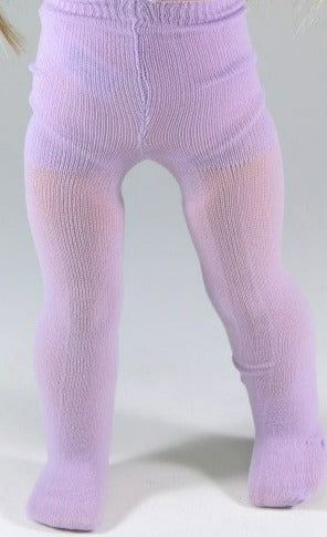 Light Purple Colored Tights for 18-in Dolls