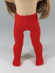 Red Colored Tights for 18-in Dolls
