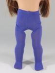 Dark Purple Colored Tights for 18-in Dolls