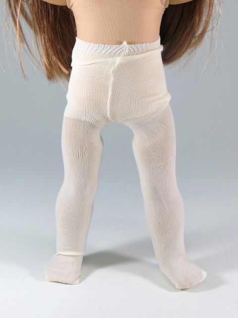 Cream Colored Tights for 18-in Dolls