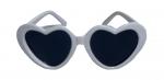 White Heart-Shaped Sunglasses for 18-inch Doll