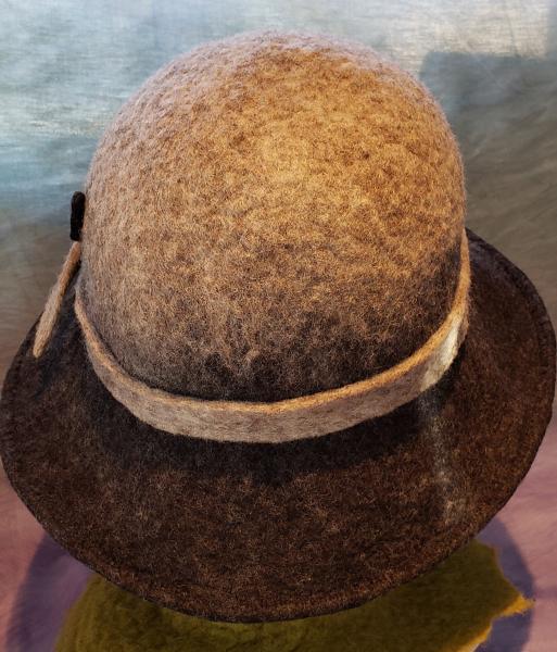 2-Tone Fibershed Charcoal & Gray Wide Brim #2 picture