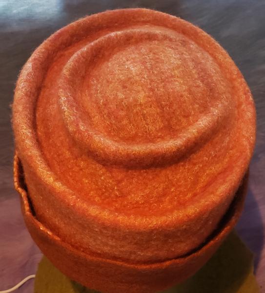 Shaped Mango Silk, Rust Brim picture