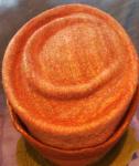 Shaped Mango Silk, Rust Brim