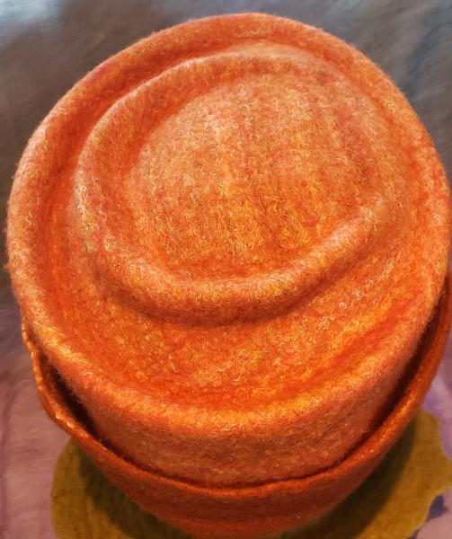 Shaped Mango Silk, Rust Brim picture