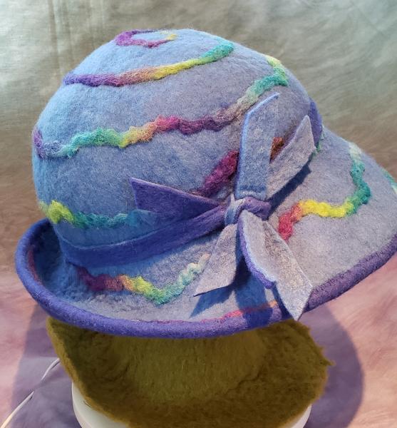 Swirl Blue Wide Brim picture