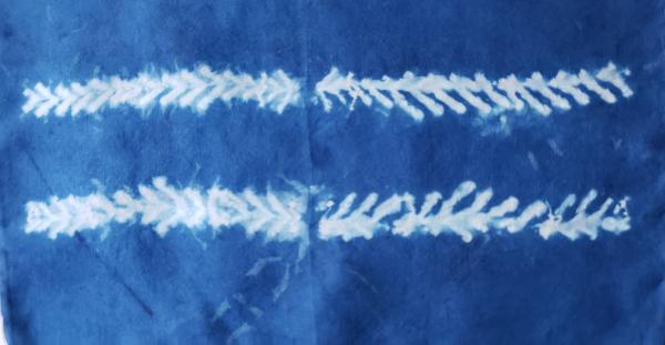 Shibori Butterflies  Silk Scarf #019 picture