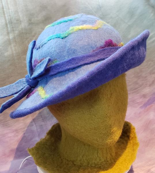 Swirl Blue Wide Brim picture