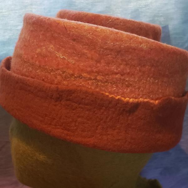 Shaped Mango Silk, Rust Brim picture