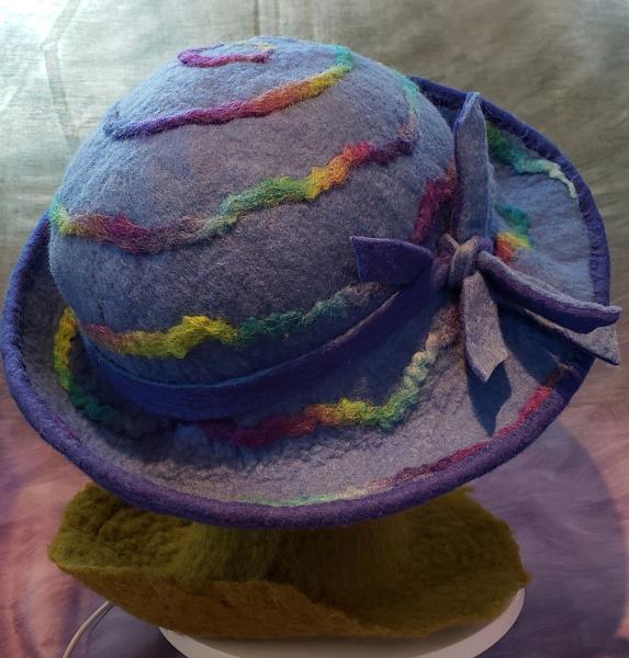 Swirl Blue Wide Brim picture