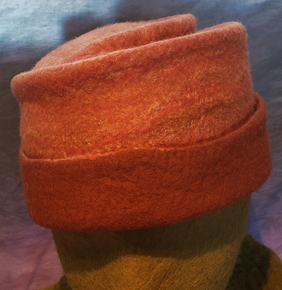 Shaped Mango Silk, Rust Brim picture
