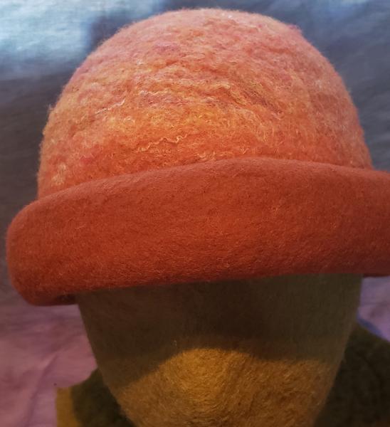 Mango Silk Rolled Brim, Rust Brim picture