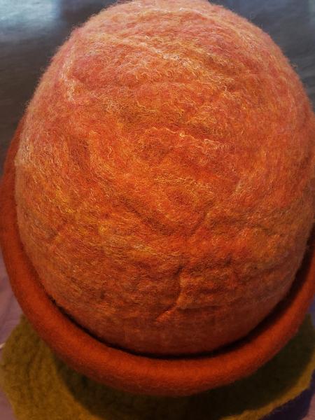 Mango Silk Rolled Brim, Rust Brim picture