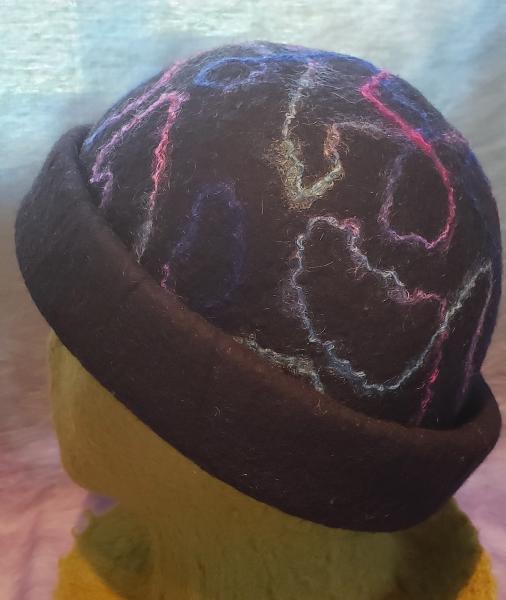 Black Rolled Brim with Mohair Swirl picture