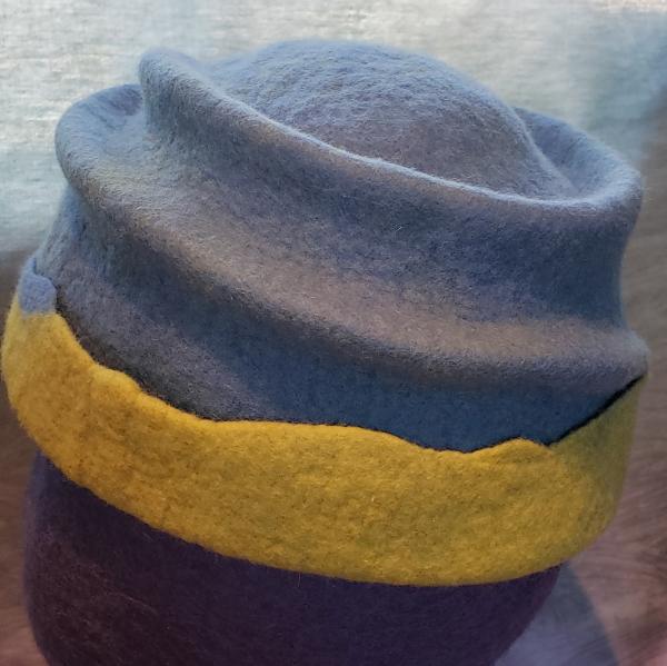 Shaped-Blue, Lime Brim  SALE! picture