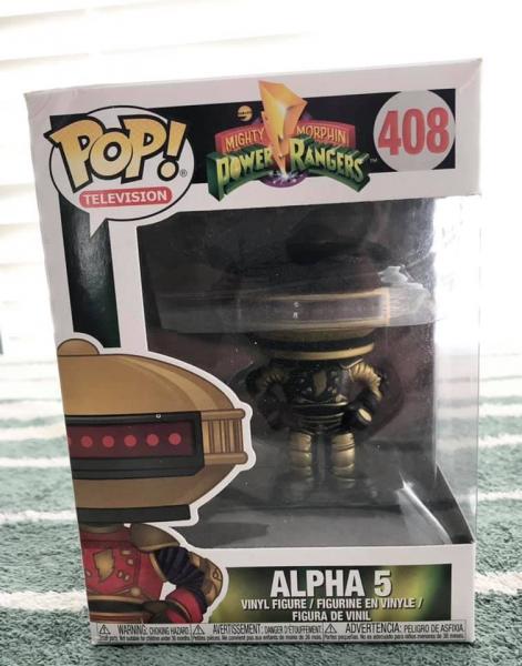 POWER RANGERS BLACK AND GOLD ALPHA 5 POP picture