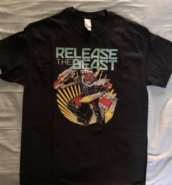 POWER RANGERS RELEASE THE BEAST T-SHIRT (L) picture