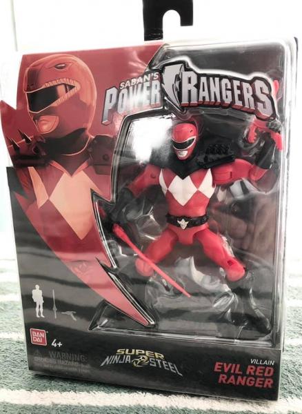 POWER RANGERS SUPER NINJA STEEL EVIL RED RANGER