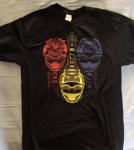 POWER RANGERS RED, YELLOW, BLUE T-SHIRT (L)